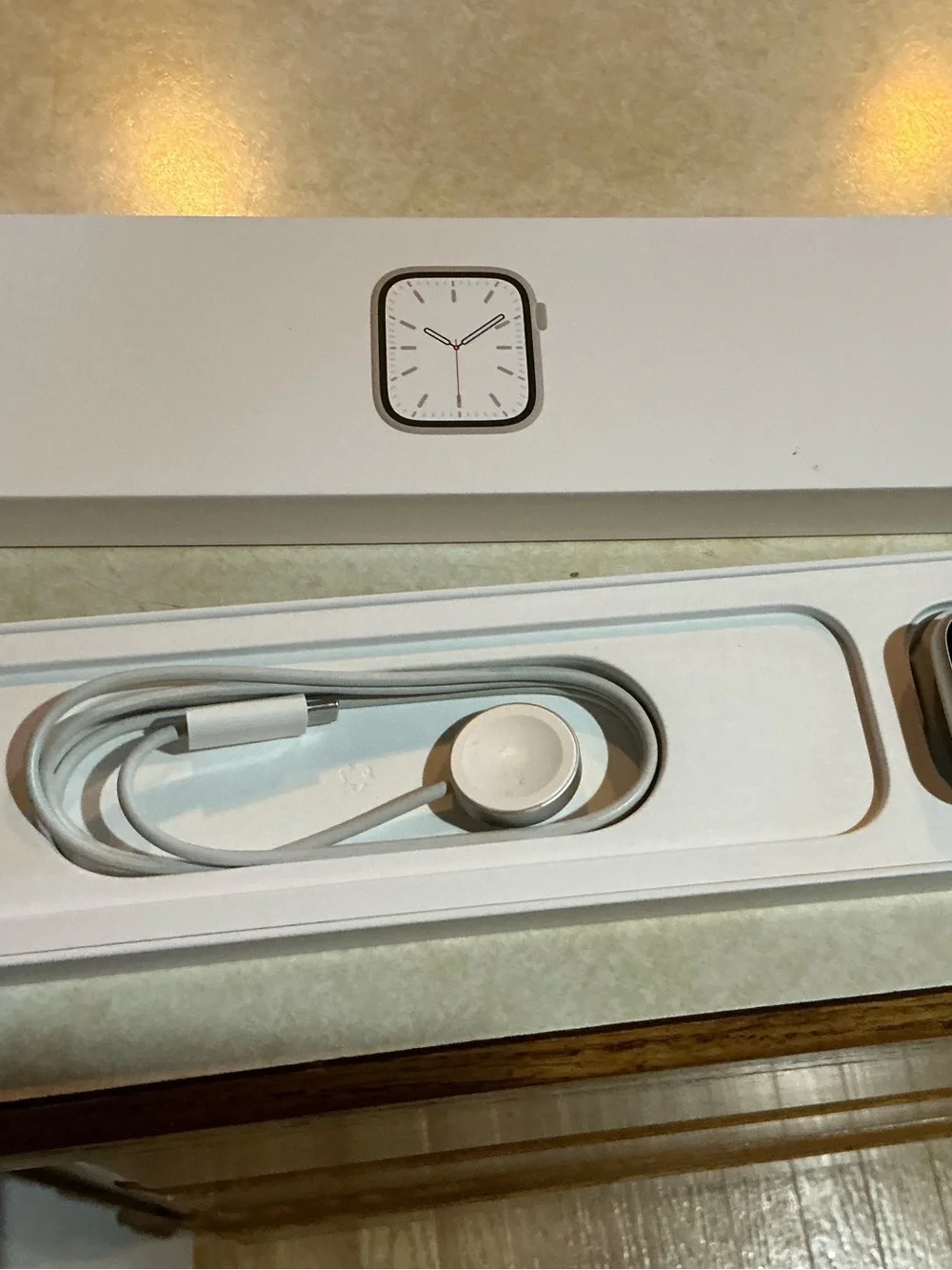Apple smartwatch featuring